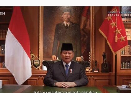 Prabowo Ucapkan Selamat Natal: Sambut Semangat Baru Wujudkan Indonesia Emas 2045